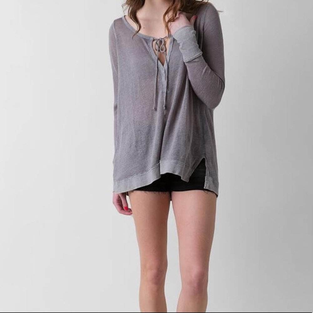 Free People Maude button thread top